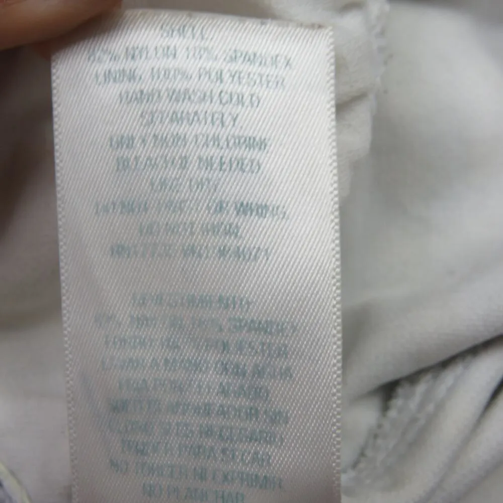 Kona Sol Navy Blue Gingham Checkered One Piece Swimsuit Ruffle Sleeve Small - Image 7