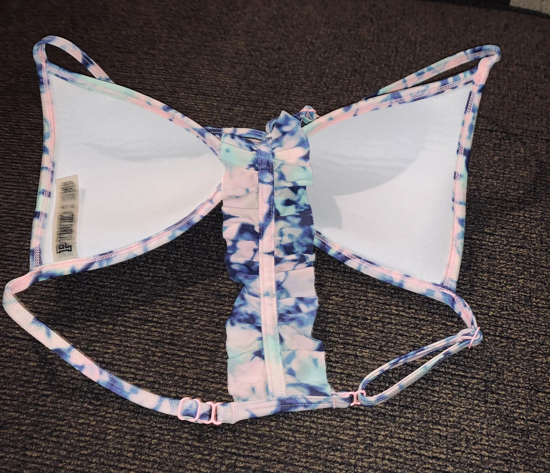 PINK victoria secret tie dye bikini top  - Image 5