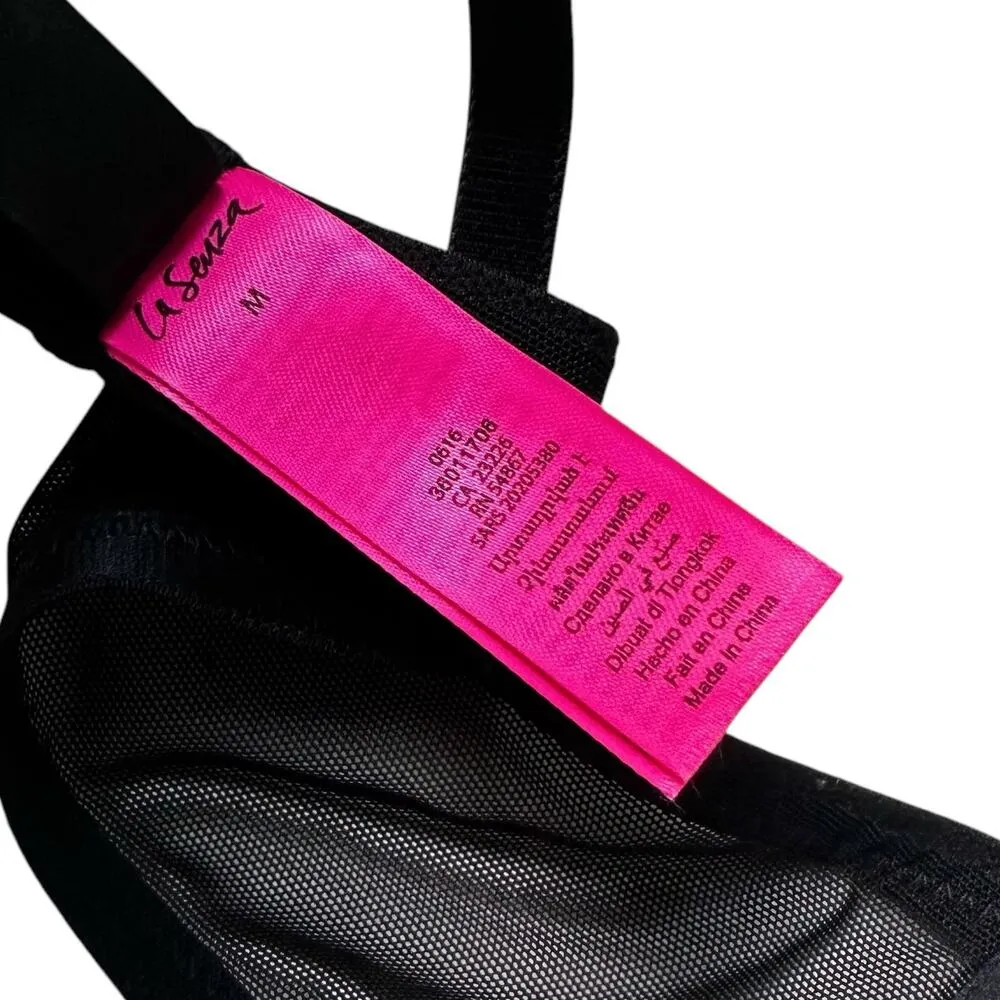 La Senza Black Lace Underwired Lingerie Bralette Women Size Medium | 69-16 - Image 6