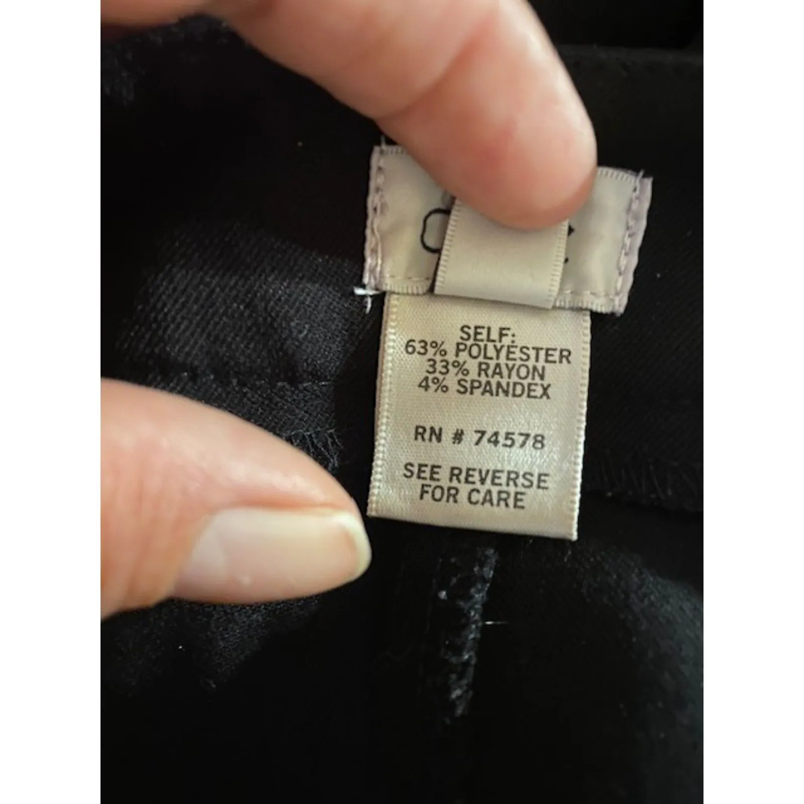 Cache black dress pants. Size 10 - Image 5