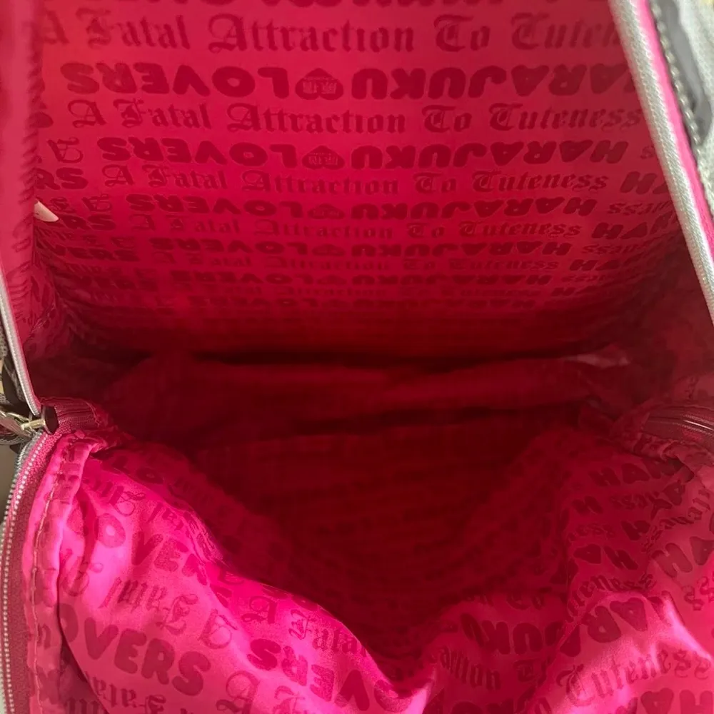 Harajuku Lovers  gray backpack - Image 5