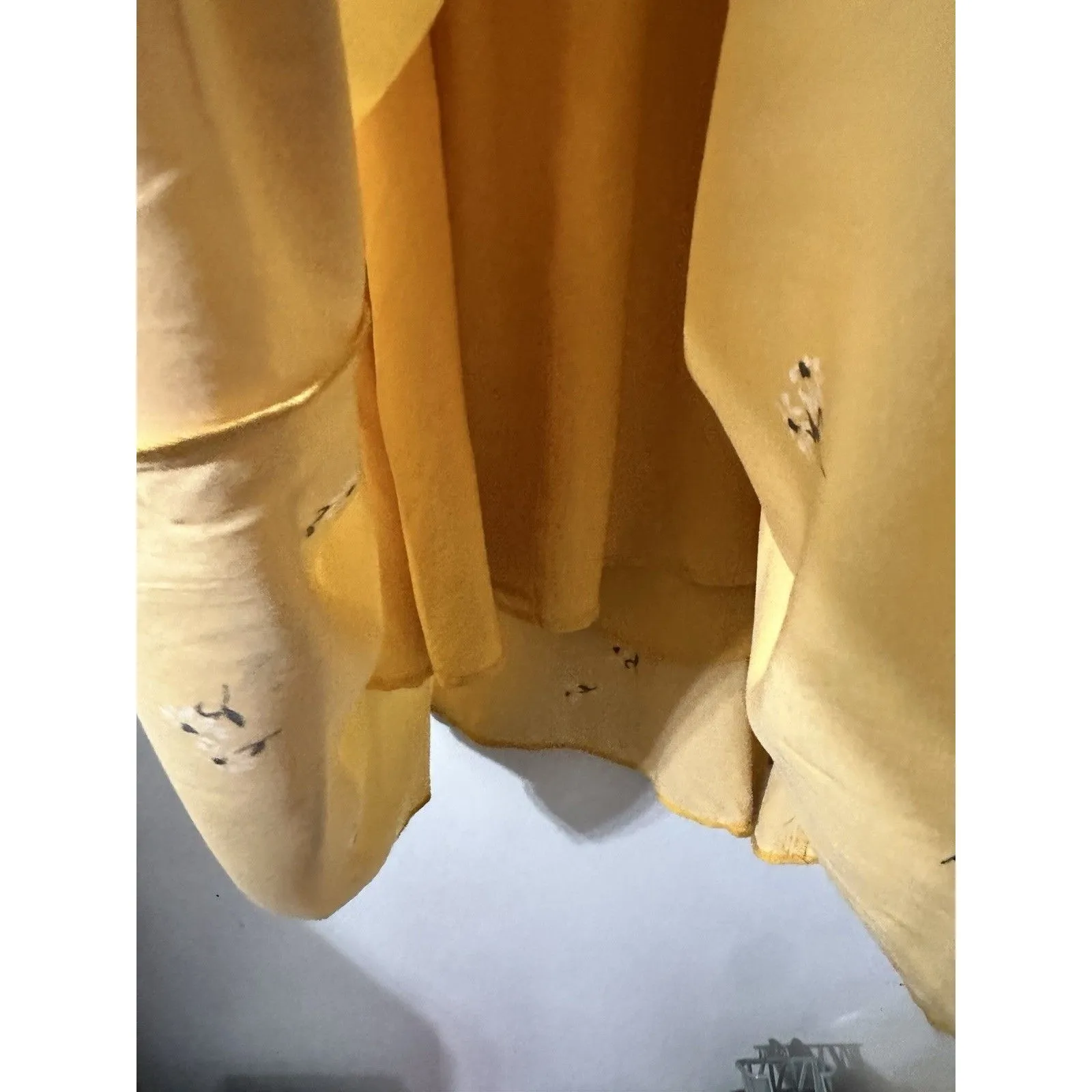 Old Navy Women’s Yellow Floral Summer Dress Spring Flowy Medium - Image 7