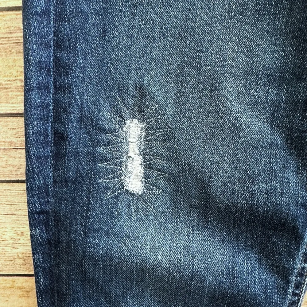 Strom Tio Skinny Repair Distressed Blue Jeans Size 28 - Image 5