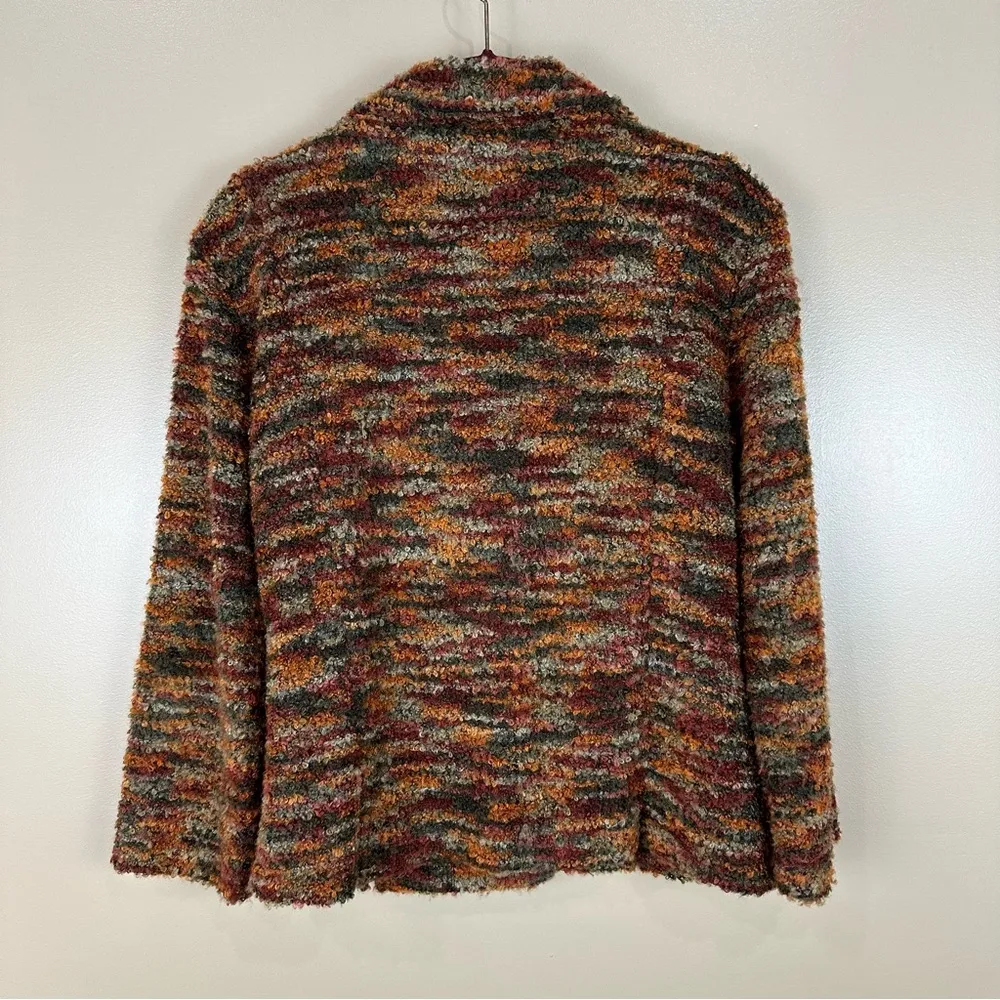 Avalin Brown Boucle Textured Blazer Jacket PM Size undefined - Image 10