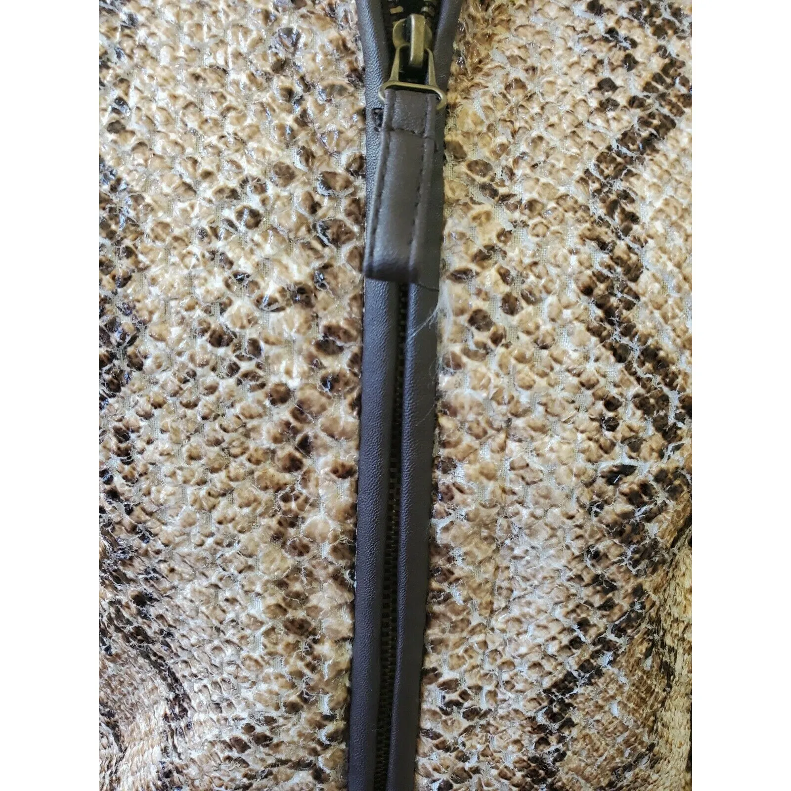 M.L.L.P. Max Studio Jacket Faux Snake Skin - Image 12