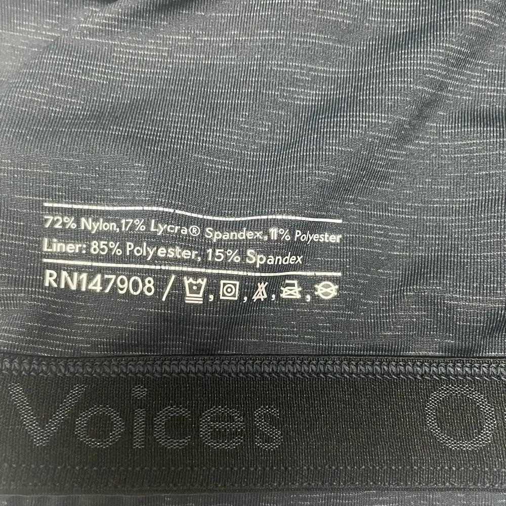 Outdoor Voices Racerback Crop Top Sports Bra Workout Athletic Athleisure Small - Image 3