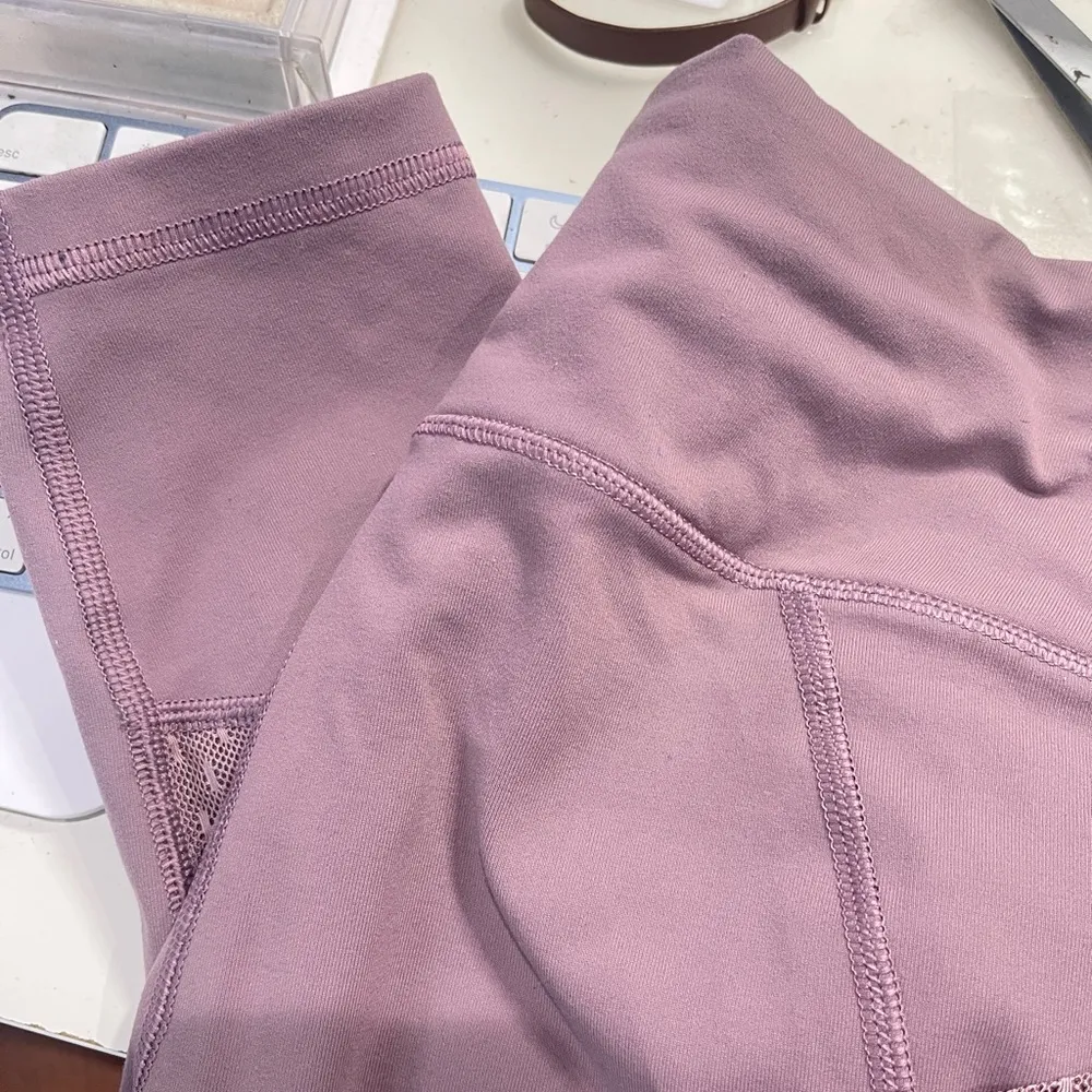 VICTORIA'S SECRET Sport Knockout Mesh Pocket Cut Out Full Length Leggings Sz M - Image 6