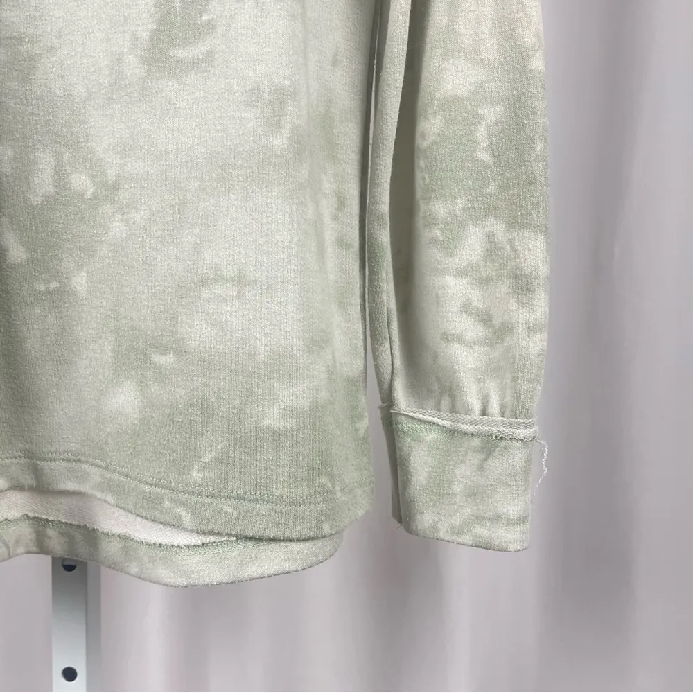 White Birch Medium Tie Dye Buttery Soft V Neck Crewneck Longline Pullover - Image 3