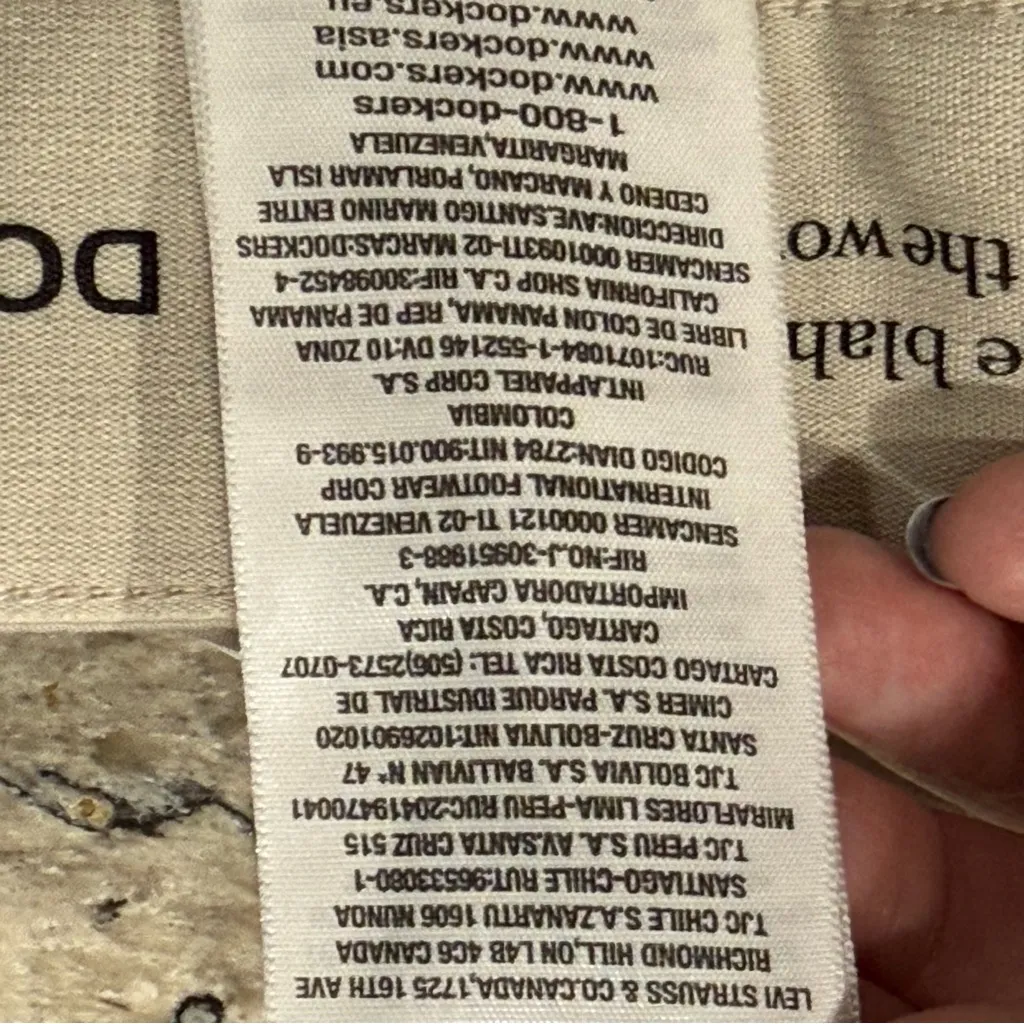 Dockers Women's Cream Wide Leg Pants - Image 9