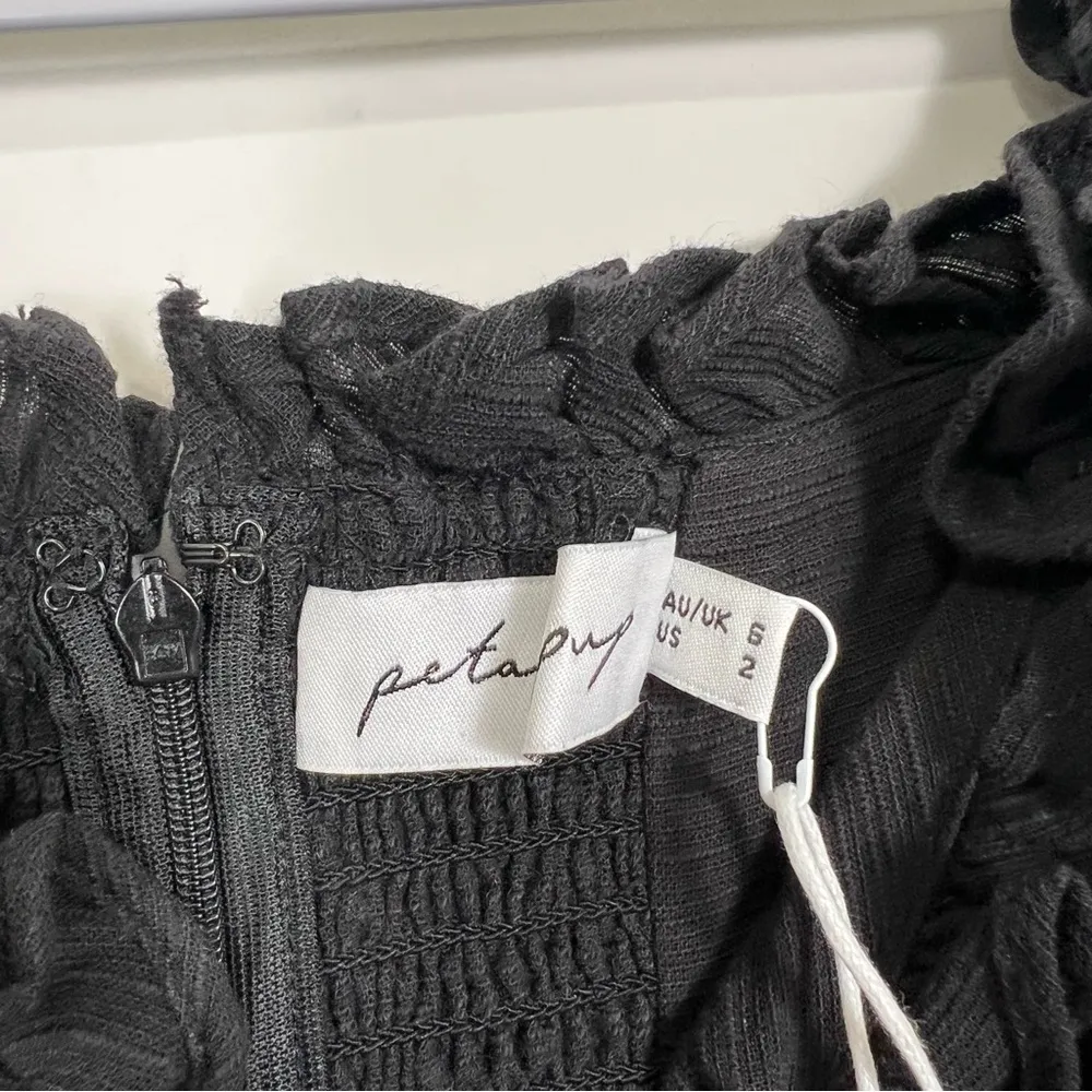 Petal and Pup Florez Off Shoulder Midi Length Dress Black Size 2 - Image 15