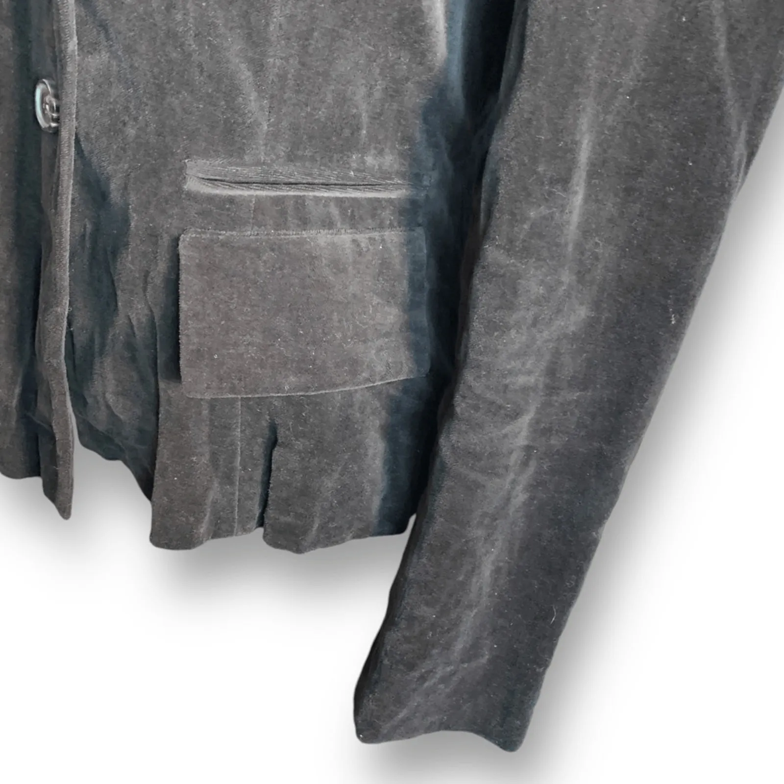 Pauw Amsterdam Brown Suede Finish Tailored Jacket Minimalist Luxury XS Classic Size 2 - Image 5