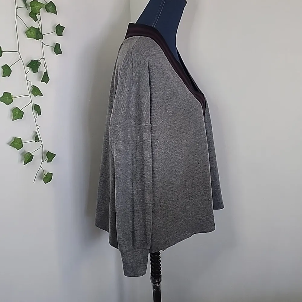 Urban Outfitters Vivi Oversize V Neck Knit Top - Image 6