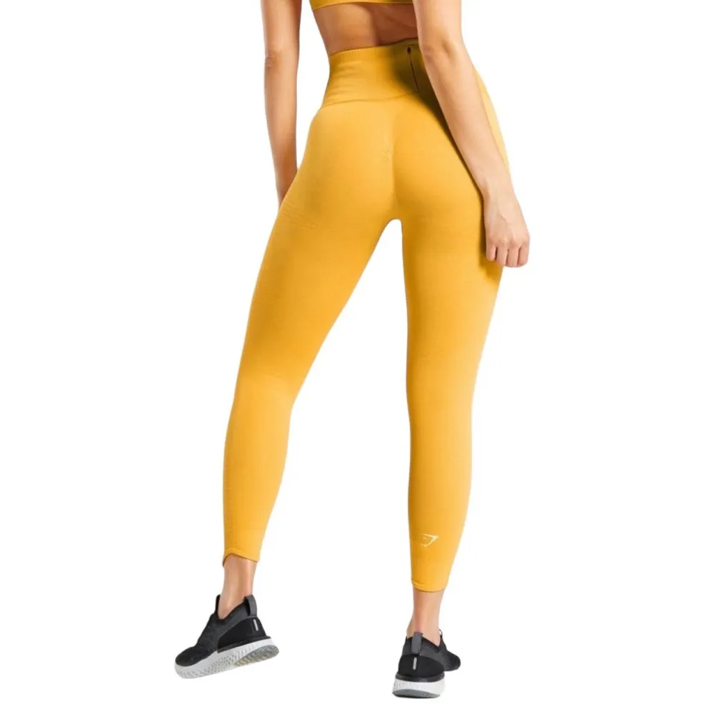 Vital Seamless 2.0 Leggings in Yellow Marl Small GLLG5336 - Image 11