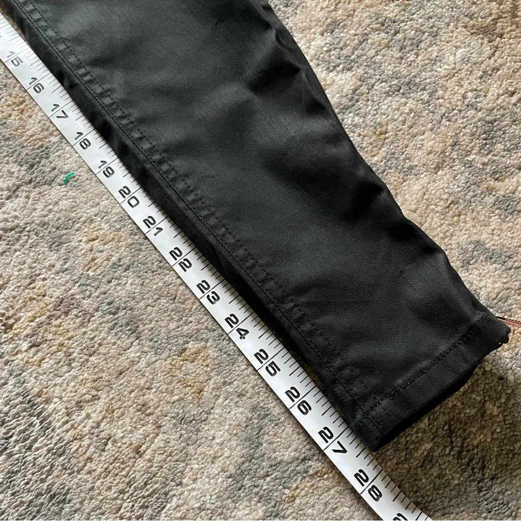 Ted Baker London Leather Effect Denim High Waisted Skinny Jeans 26 - Image 8