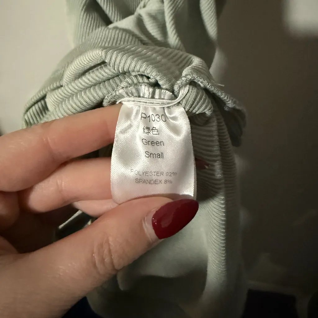 Wenrine Womens Summer Sleeveless Bodycon Dress Crew Neck Green - Image 7