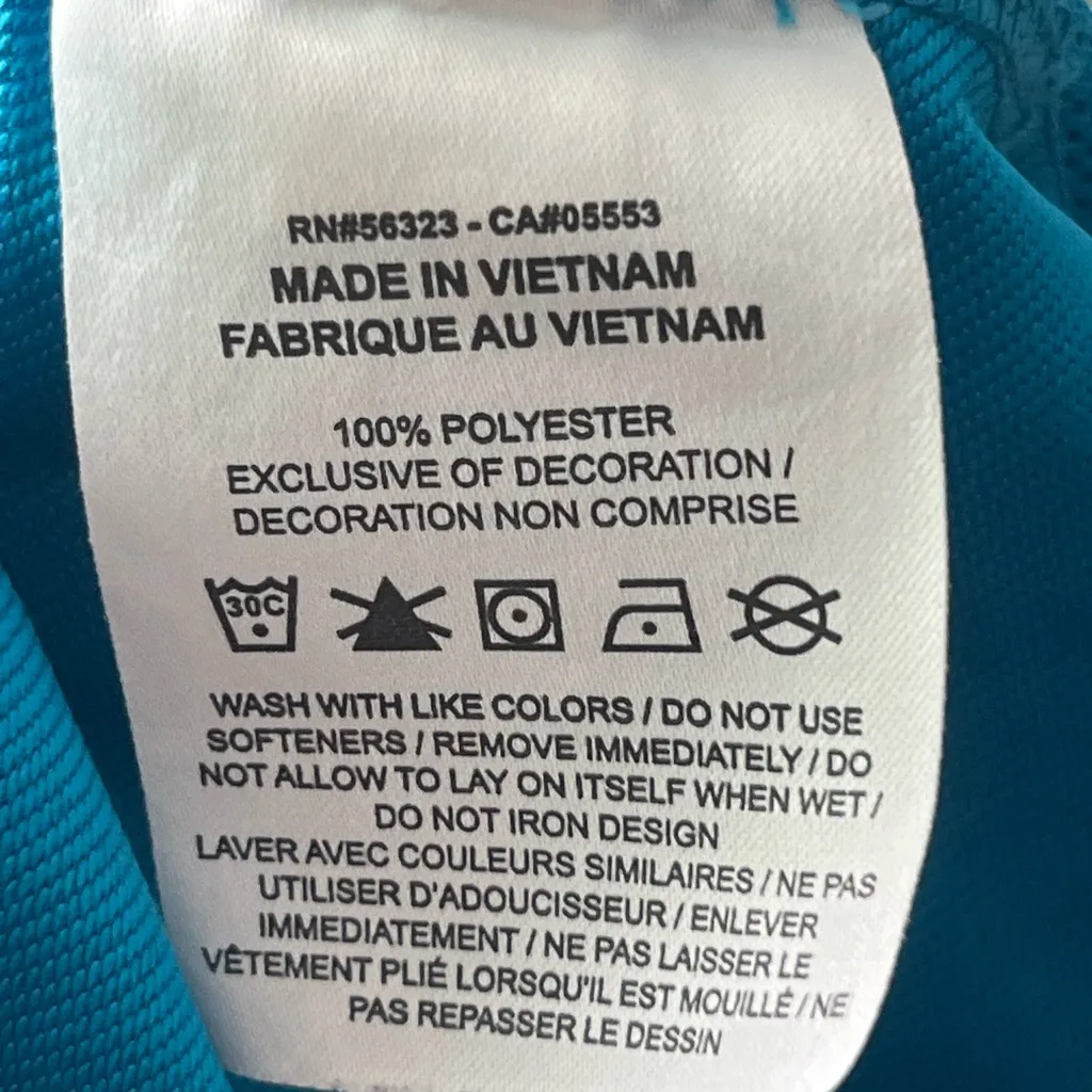 Nike Turquoise Dri-FIT Athletic Shorts - Image 7