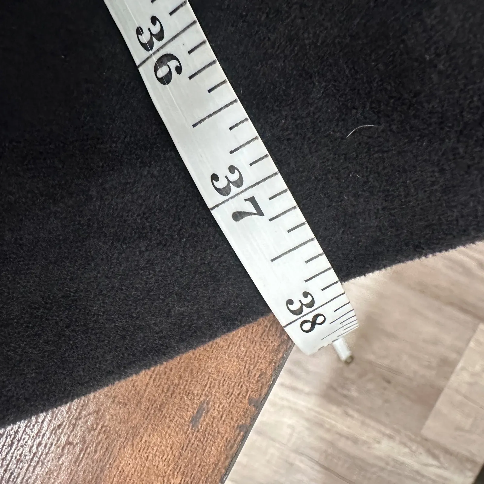 LL Bean Women's Black Corduroy Pinafore Dress Size 10 Petite - Image 8