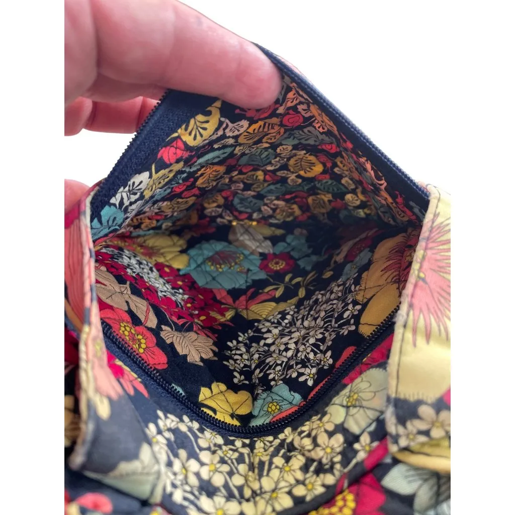 Vera Bradley Womens red yellow floral qilted Small Backpack SKU 8678 - Image 8