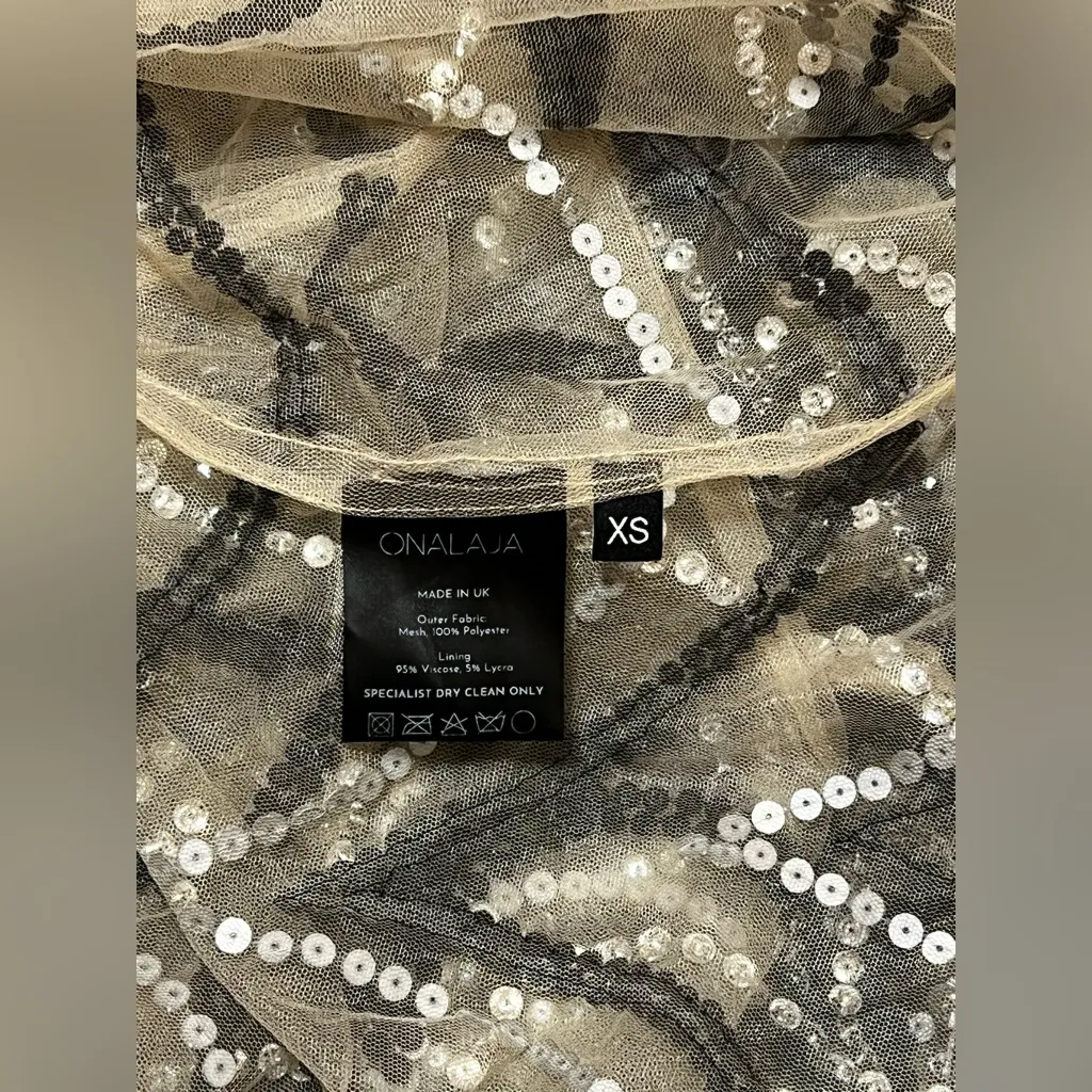 As seen in Bachelor Onalaja Farah Gown, size XS Tan - Image 9