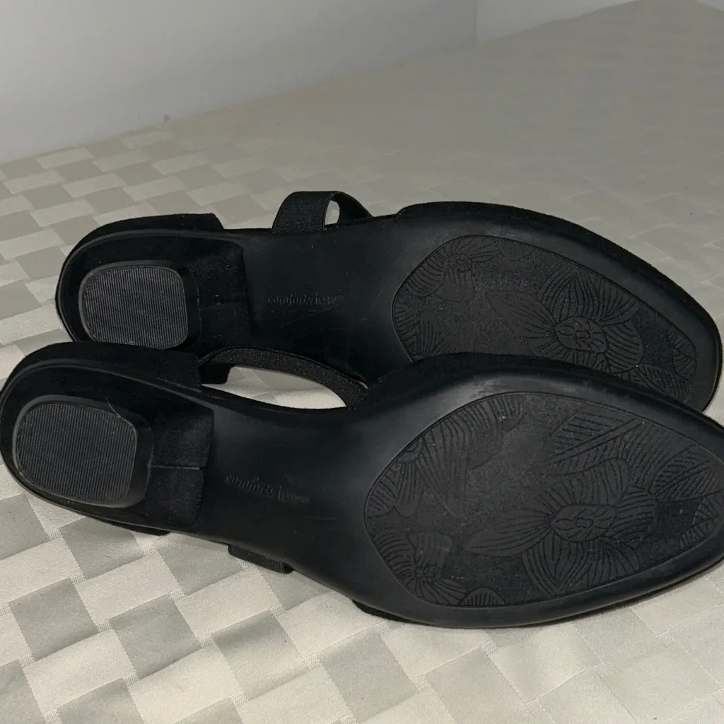 Comfortview Camilla Black Women's Pumps - Image 6