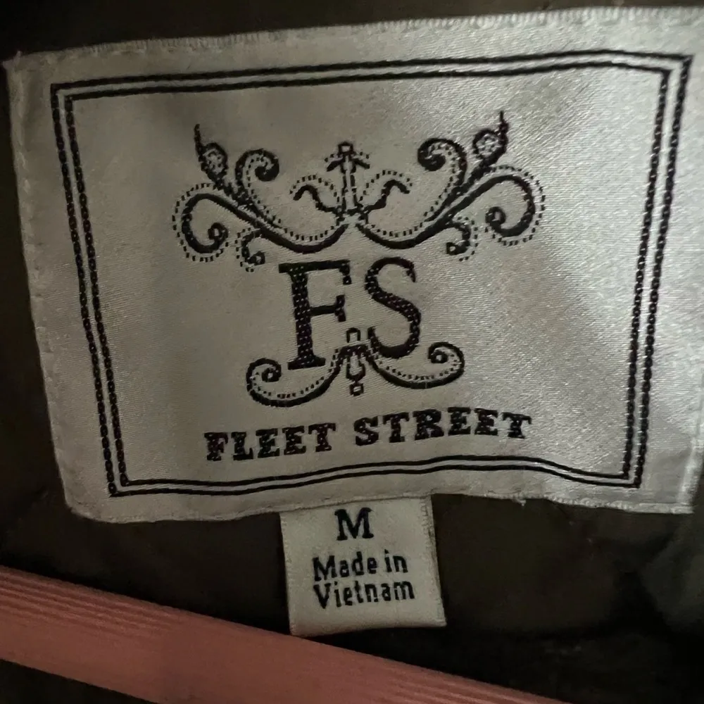 Olive Quilted Varsity Jacket Green Size M - Image 4