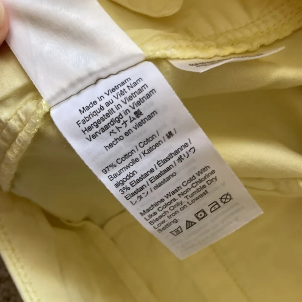 NEW J. Crew 6” Chino Shorts Yellow Size 2 Thick Fabric Bottoms Boating NWOT - Image 11