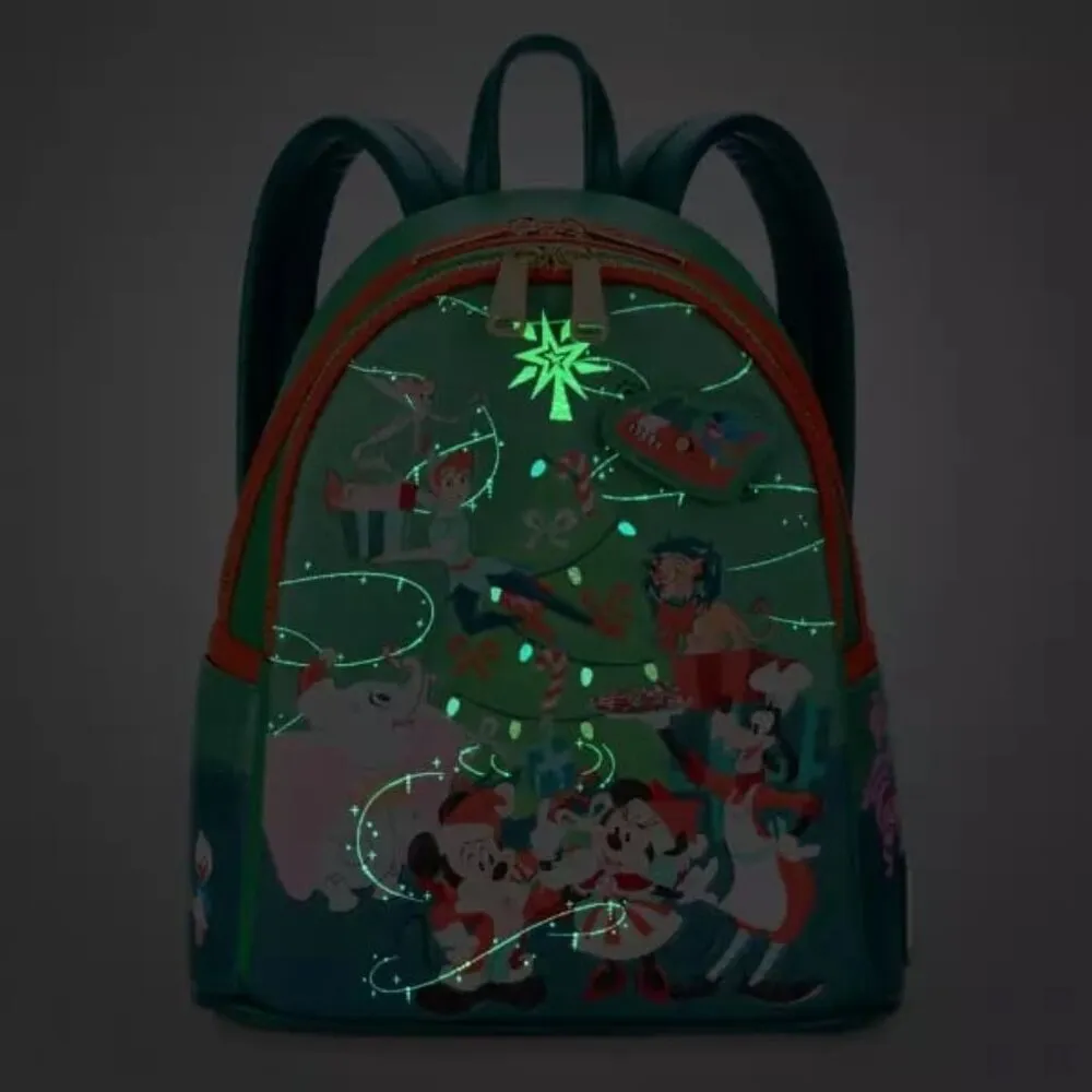 Disney Parks X Loungefly 2023 Classic Christmas Glow In Dark Holiday Backpack - Image 2