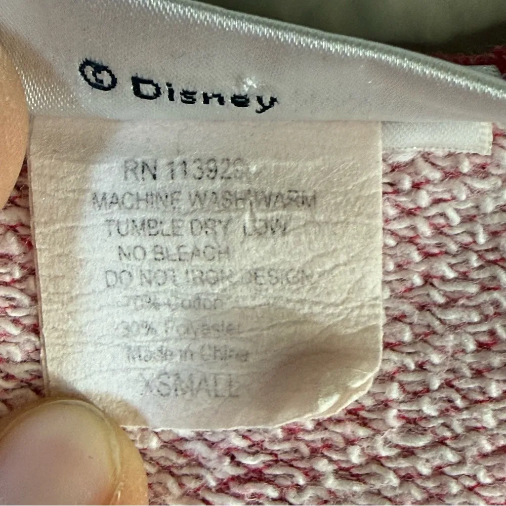 Disney Women's Red Mickey Mouse Crew Neck Sweater - Image 4