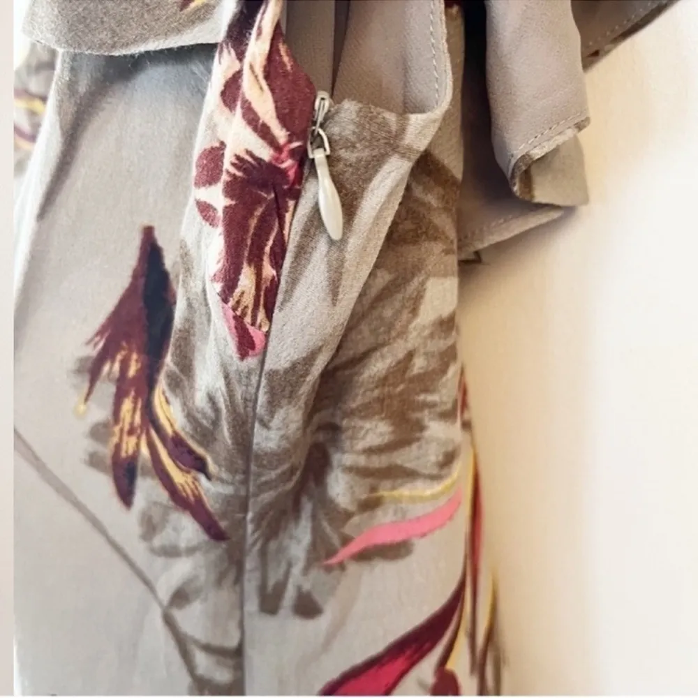 ASTR The Label One Shoulder Tropical Floral Print Ruffle Mini Dress Size XS NEW - Image 5