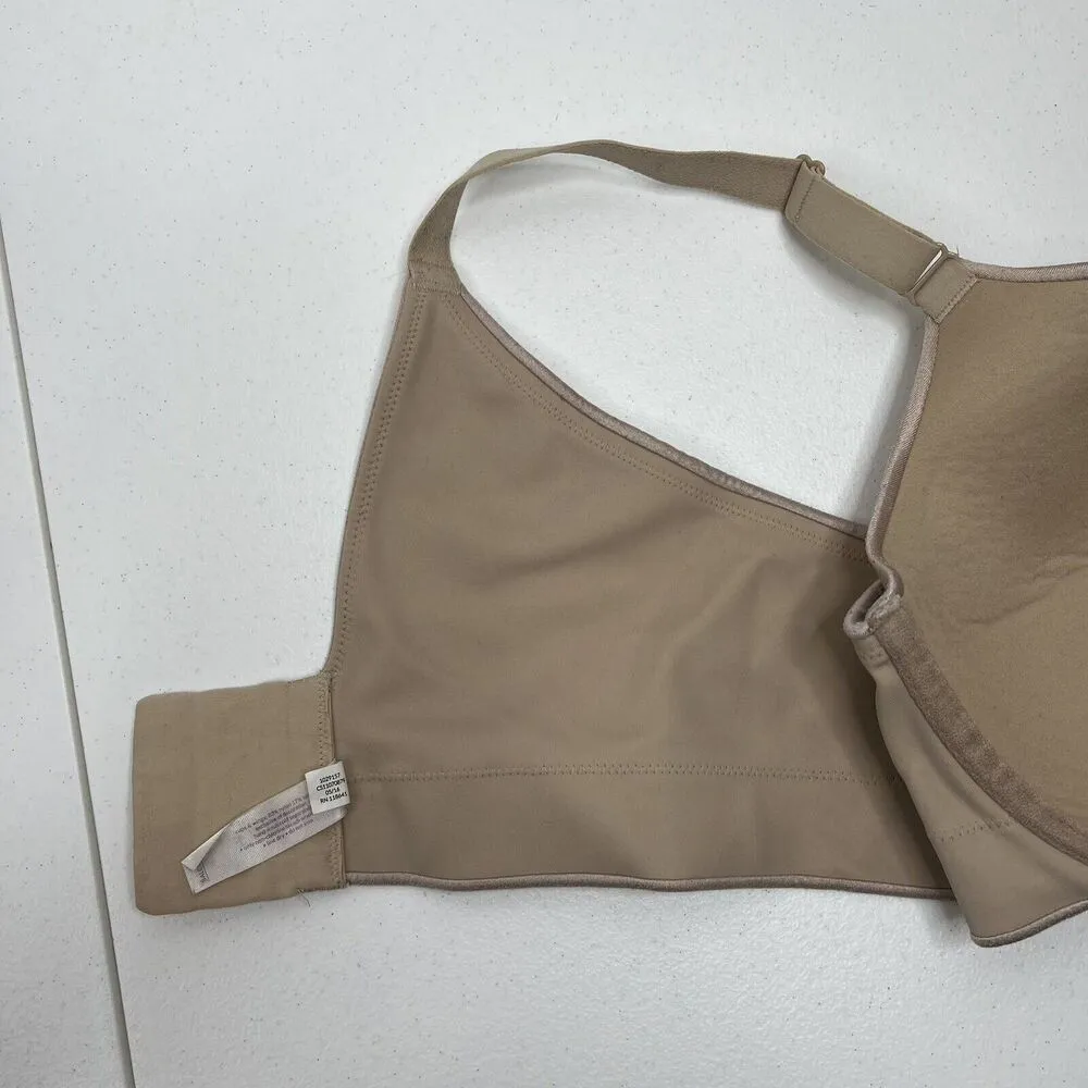 Cacique Sz 44D Bra Smooth Balconette Beige Nude Full Coverage Underwired Women’s - Image 13