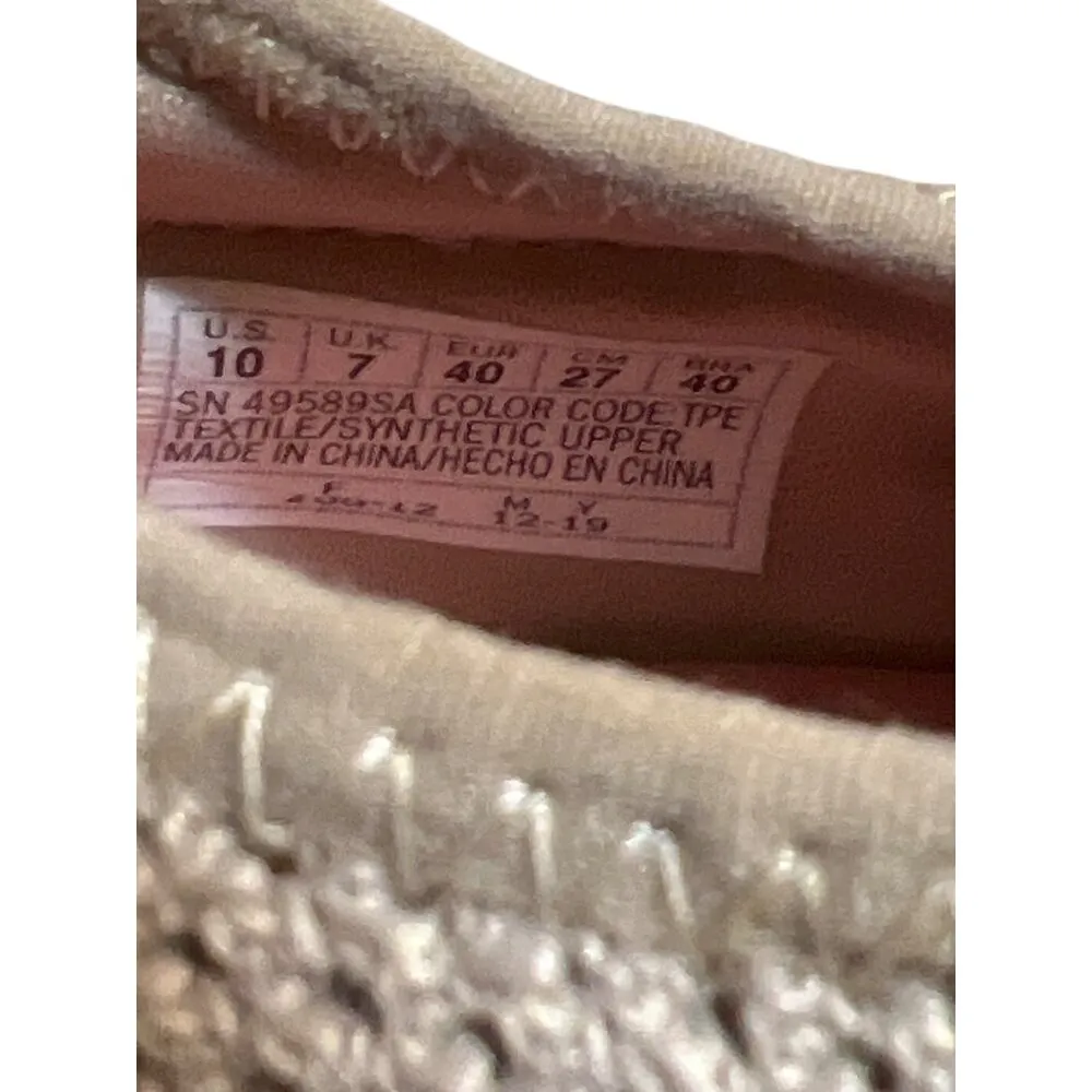 Skechers Taupe Reggae Fest Outdoor Walking Shoes 49589SA Slip On Mesh Size 10 - Image 7