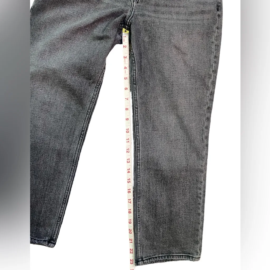 Abercrombie Grey Curve Love Ankle Straight Ultra High Rise Jeans in Size 27/4S - Image 8