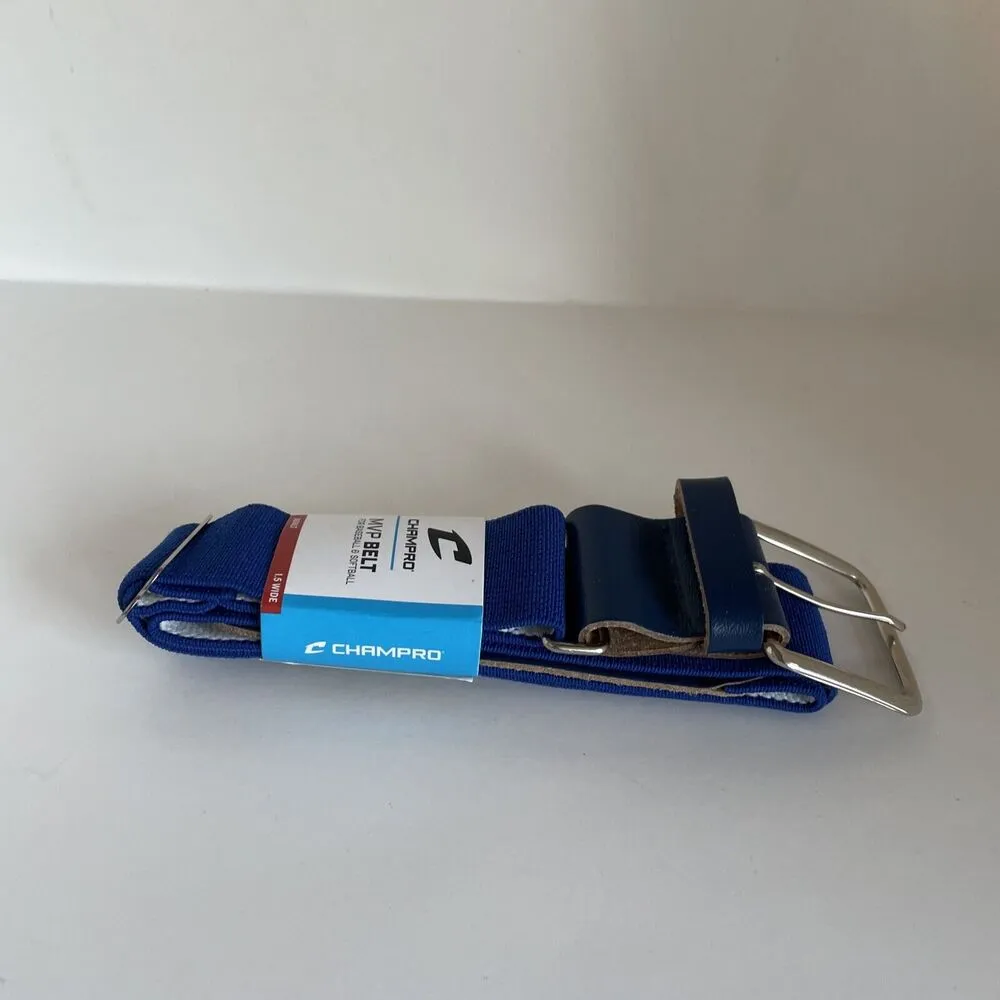 Champro Sports Adult Blue Baseball Softball Adjustable 1.5 Wide Belt Sz 24 - Image 4