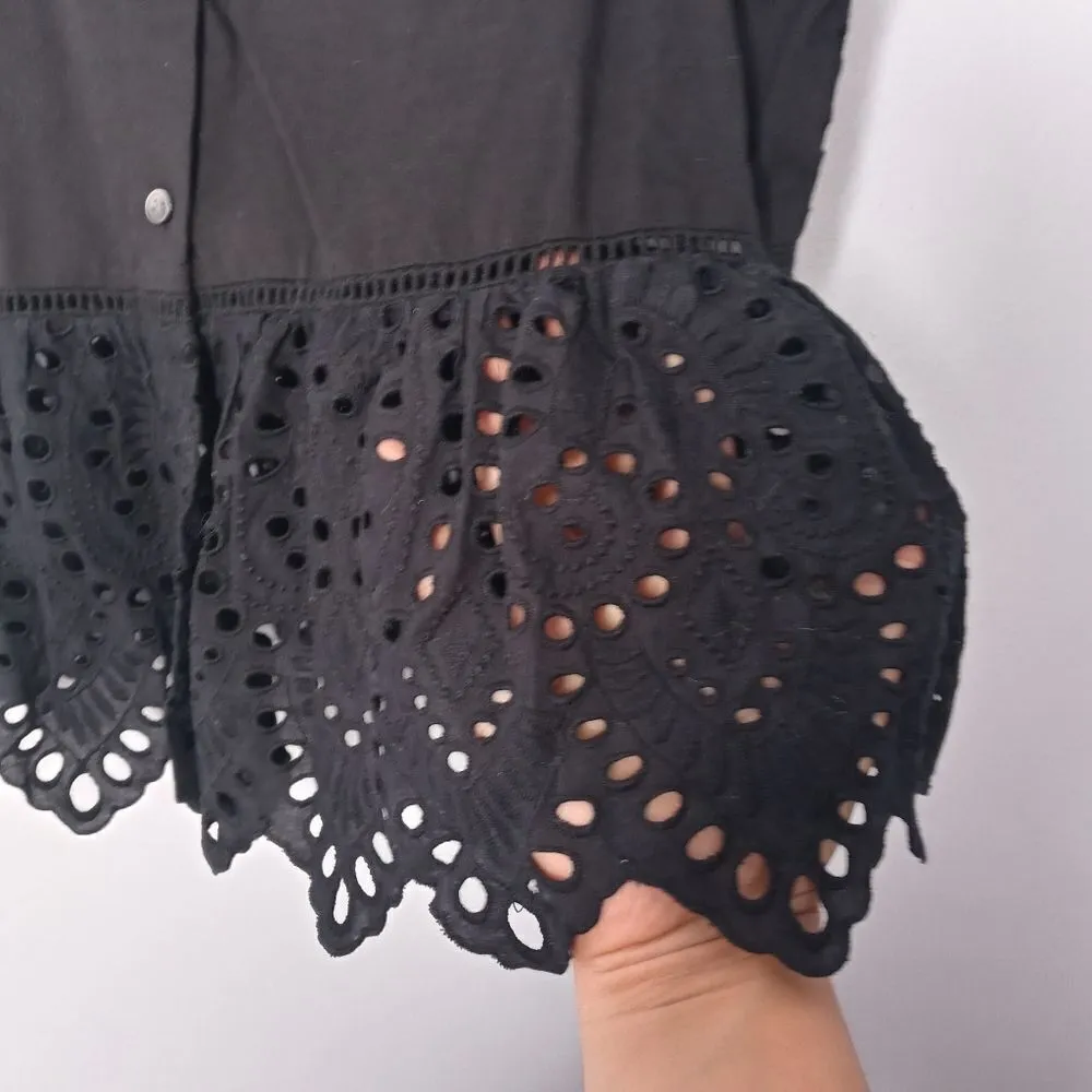 Madewell  Eyelet-Mix Top  - Image 4