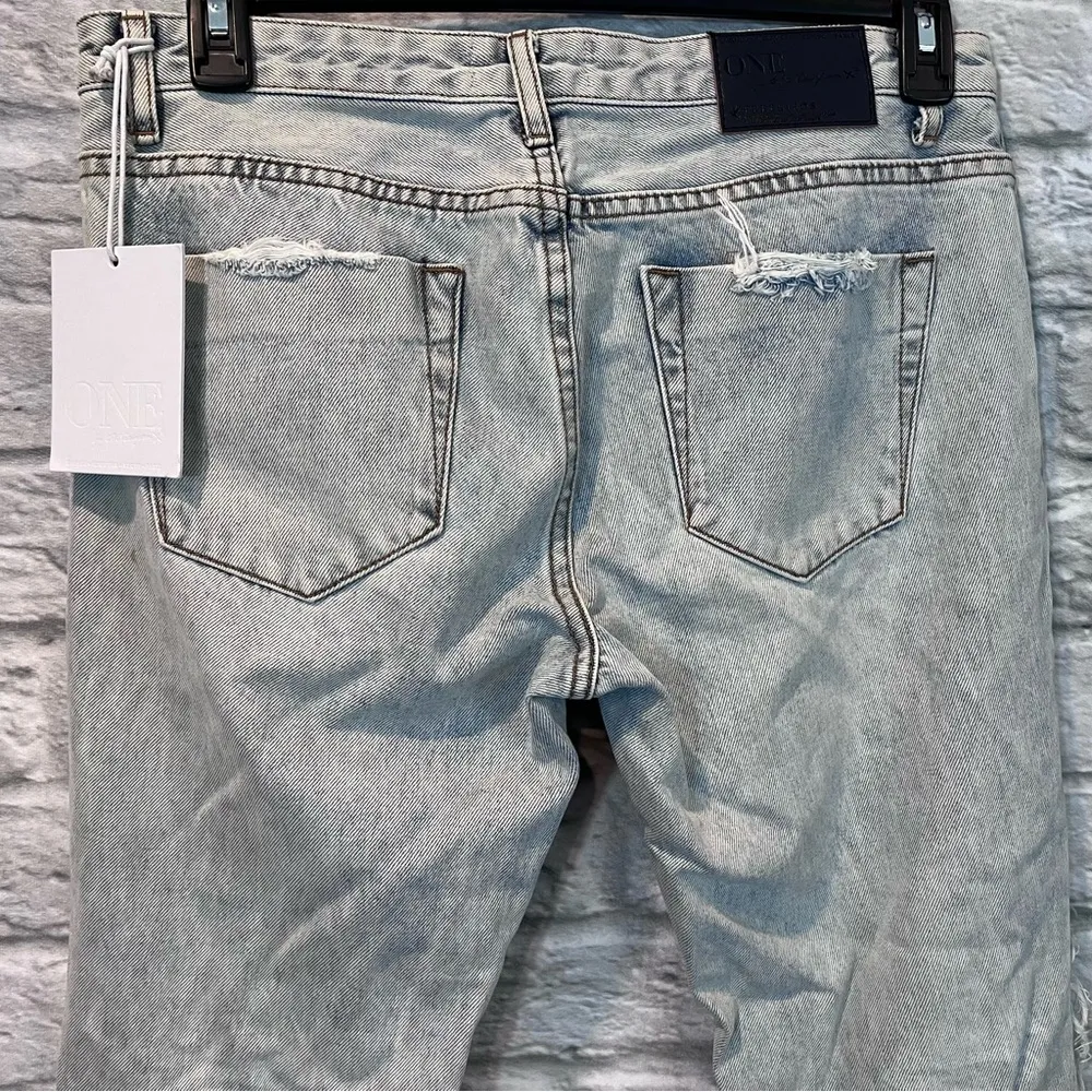 NWT One Teaspoon 30” Blue Malt Freebirds Distressed Jeans - Image 9