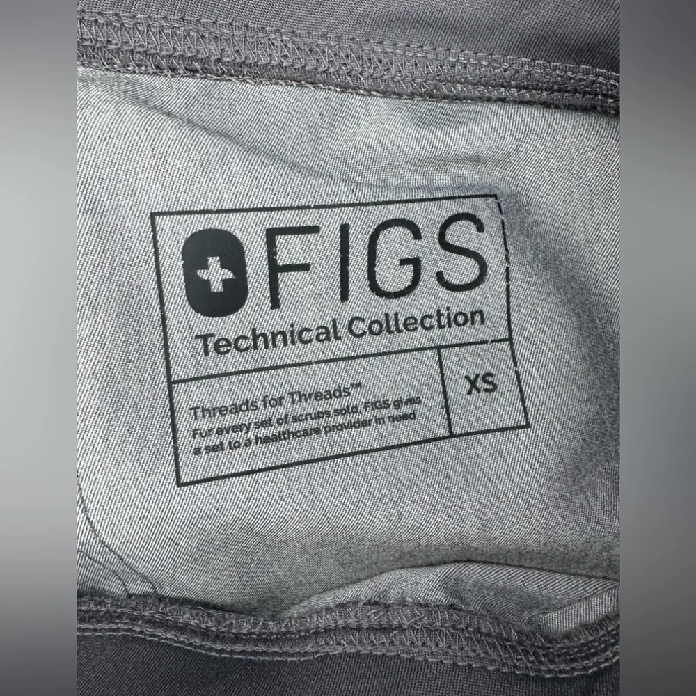 Figs Livingston Basic Scrub Pants Size XS Graphite - Image 9
