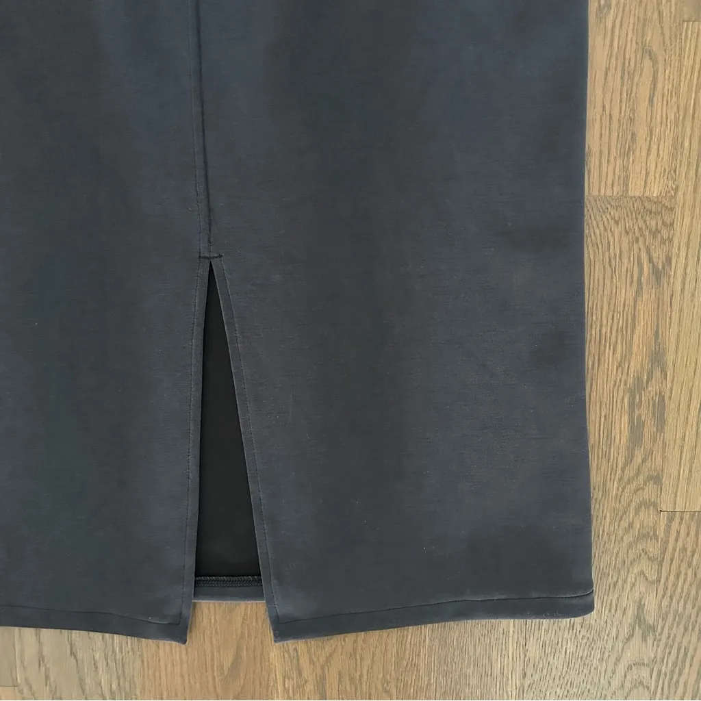 Lululemon Softstreme High-Rise Midi Pencil Pockets Skirt in Soft Black Size 8 - Image 8