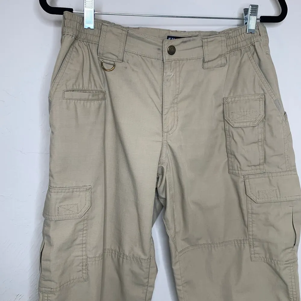 5.11  Tactical Khaki Ripstop Uniform Workwear Sz 12 - Image 8
