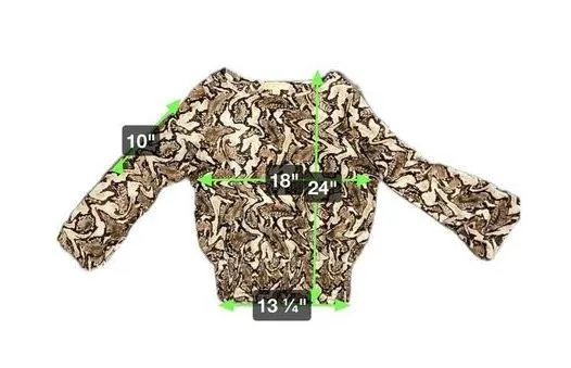 Michael Kors Soft Long Sleeve Leopord‎ Print Shirt, Size Medium - Image 6