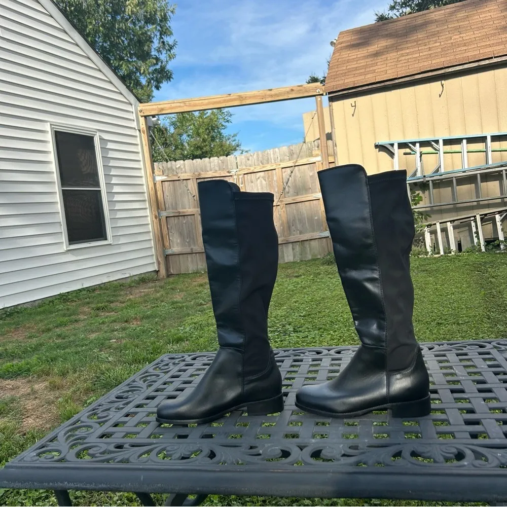 La Canadienne black knee high leather boots size 6‎ - Image 4