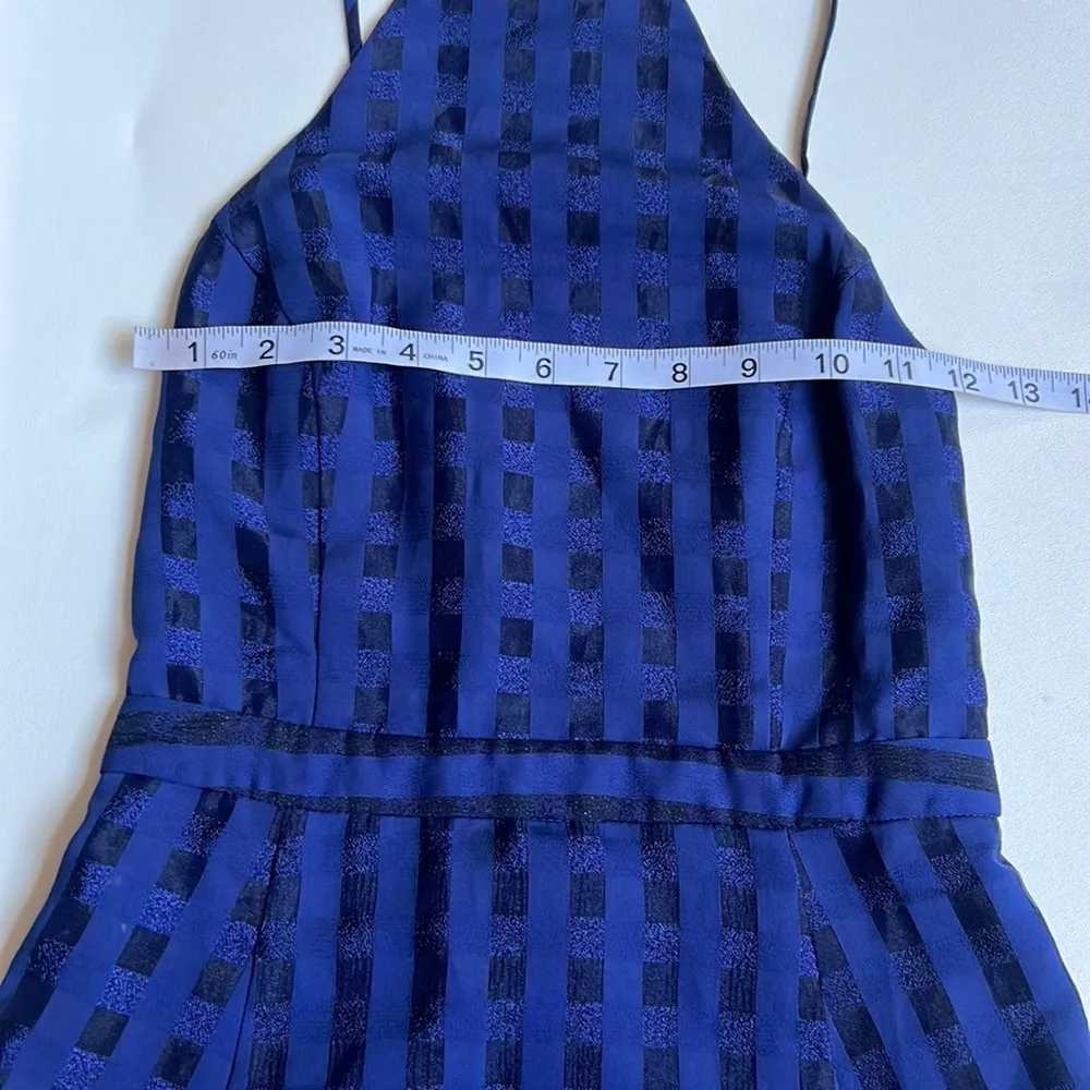 NBD x Revolve Animosity Apron Mini Dress Navy Blue Backless Womens - Image 5