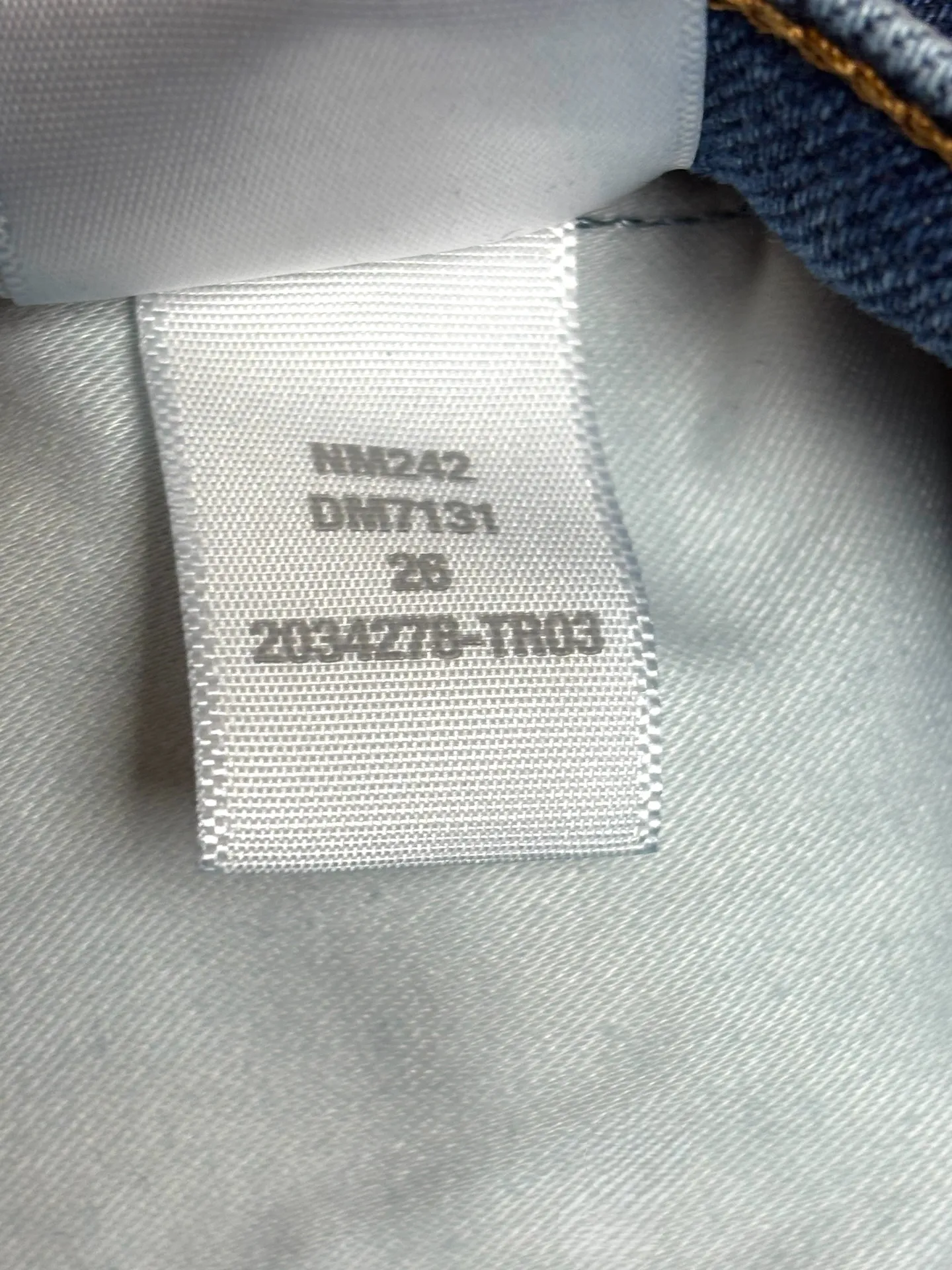 Womens Sz 26 Dark Wash Blue Mid-Rise Kick Out Denim Flare Leg Jeans EUC - Image 14