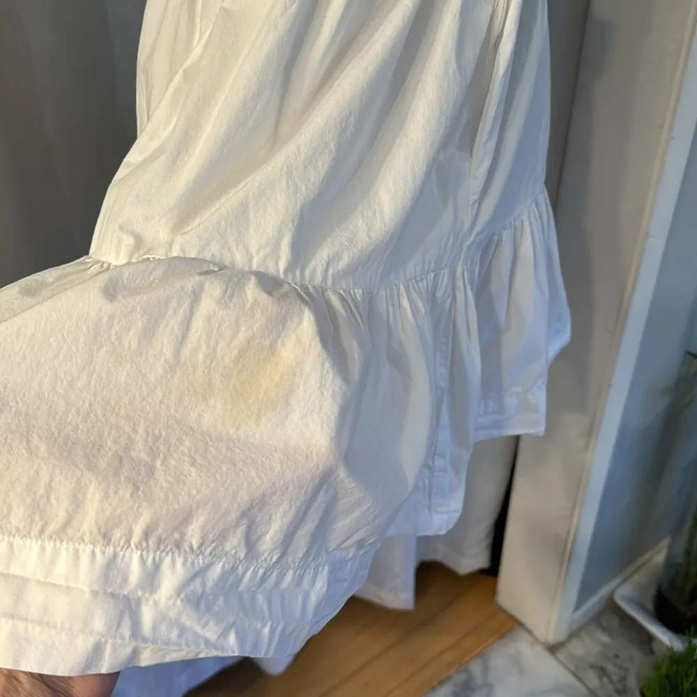 ELAN COTTON SMOCKED TOP DRESS Sz: M - Image 7