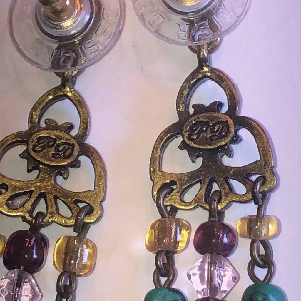 Premier Designs  Multicolor Beaded Boho Dangle Earrings - Image 5