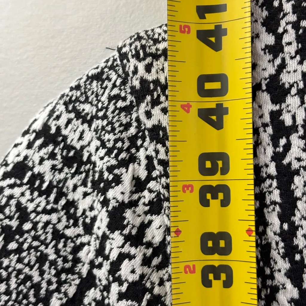 MICHAEL KORS Sheath L DRESS PLAID Black White Business career. Sm Flaw in pics Size L - Image 8