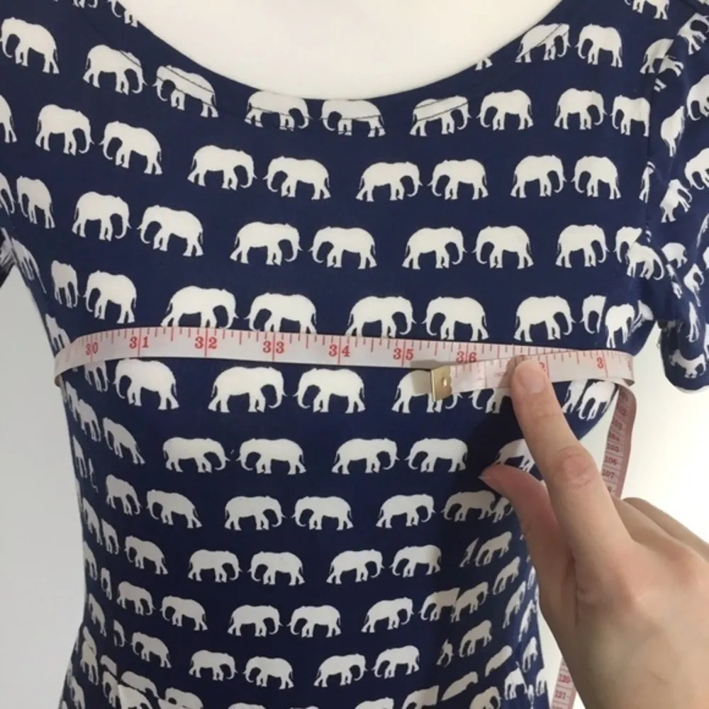 NWT Sugarhill Boutique Navy Blue Elephant Dress - Image 8