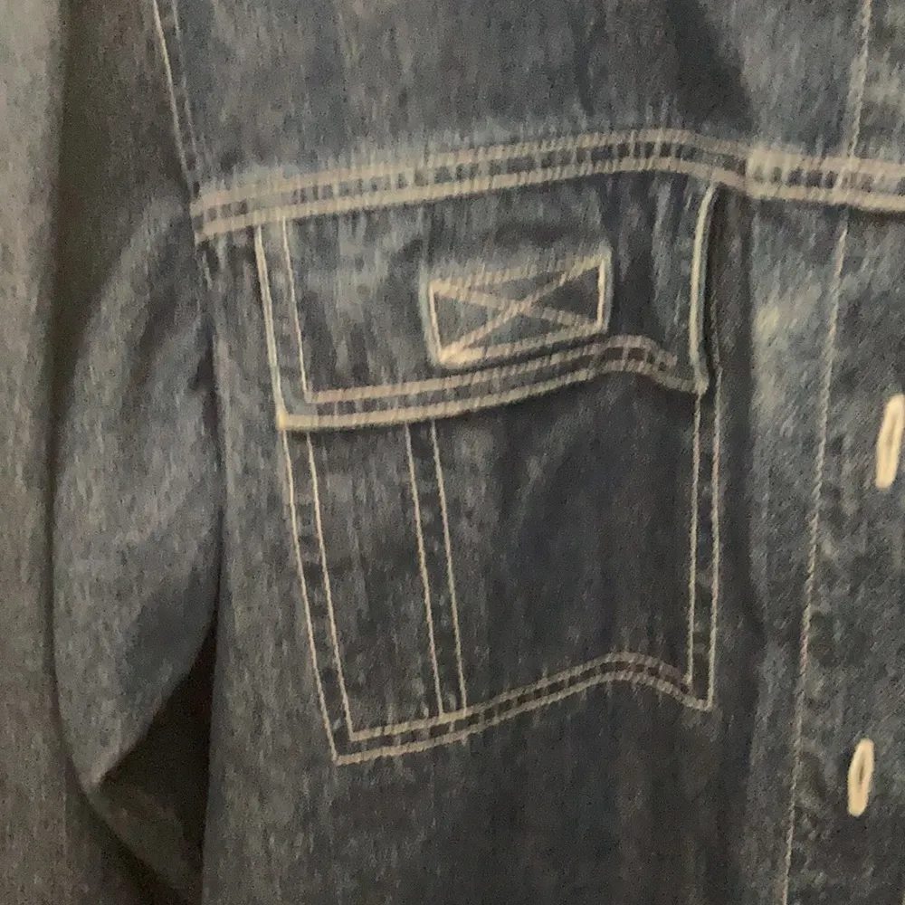 FINAL MARKDOWN Crazy horse denim shirt medium - Image 2