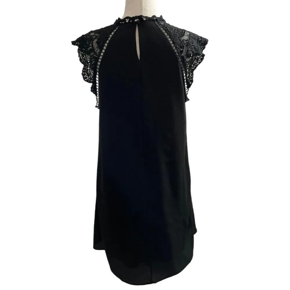 Altar'd State Women Size Medium Black Long Shirt Top Blouse Tunic (27-118P) - Image 7