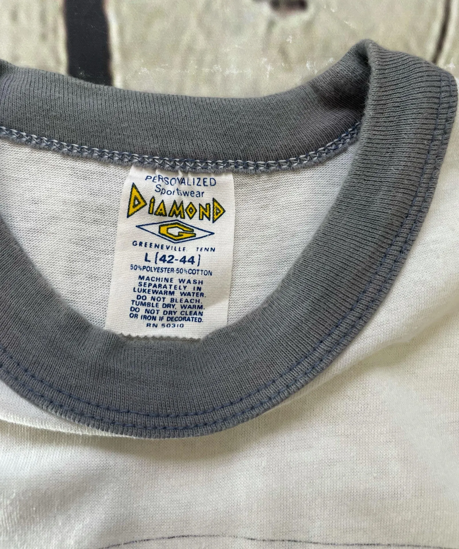 Vintage Single Stitch Streakin’ Deacon Ringer Tee - Image 8