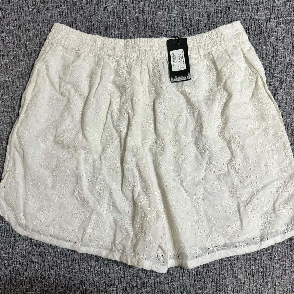 Rag & Bone April Cotton Eyelet Shorts - Image 4